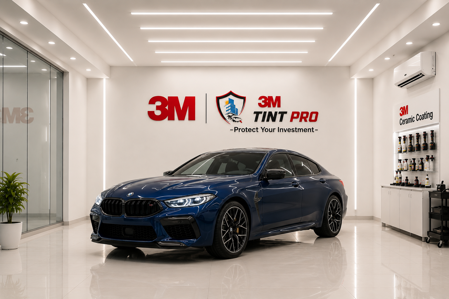 BMW M8 Competition 3M Tinting